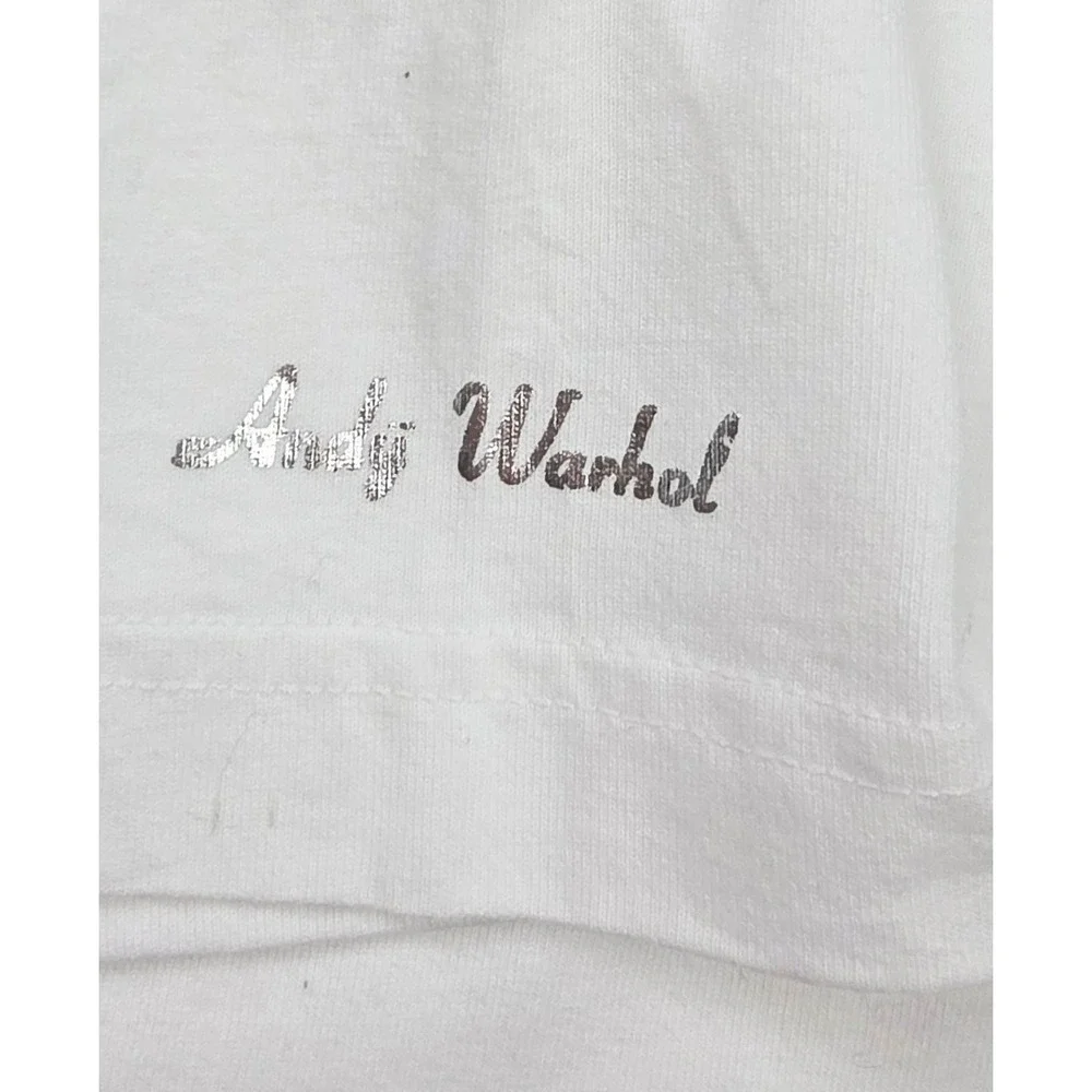 UNIQLO Andy Warhol NY POP ART Campbell Soup Short Sleeve Shirt Men's Size Large - Picture 5 of 6